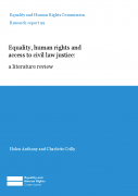 Equality, human rights and access to civil law justice: A literature review